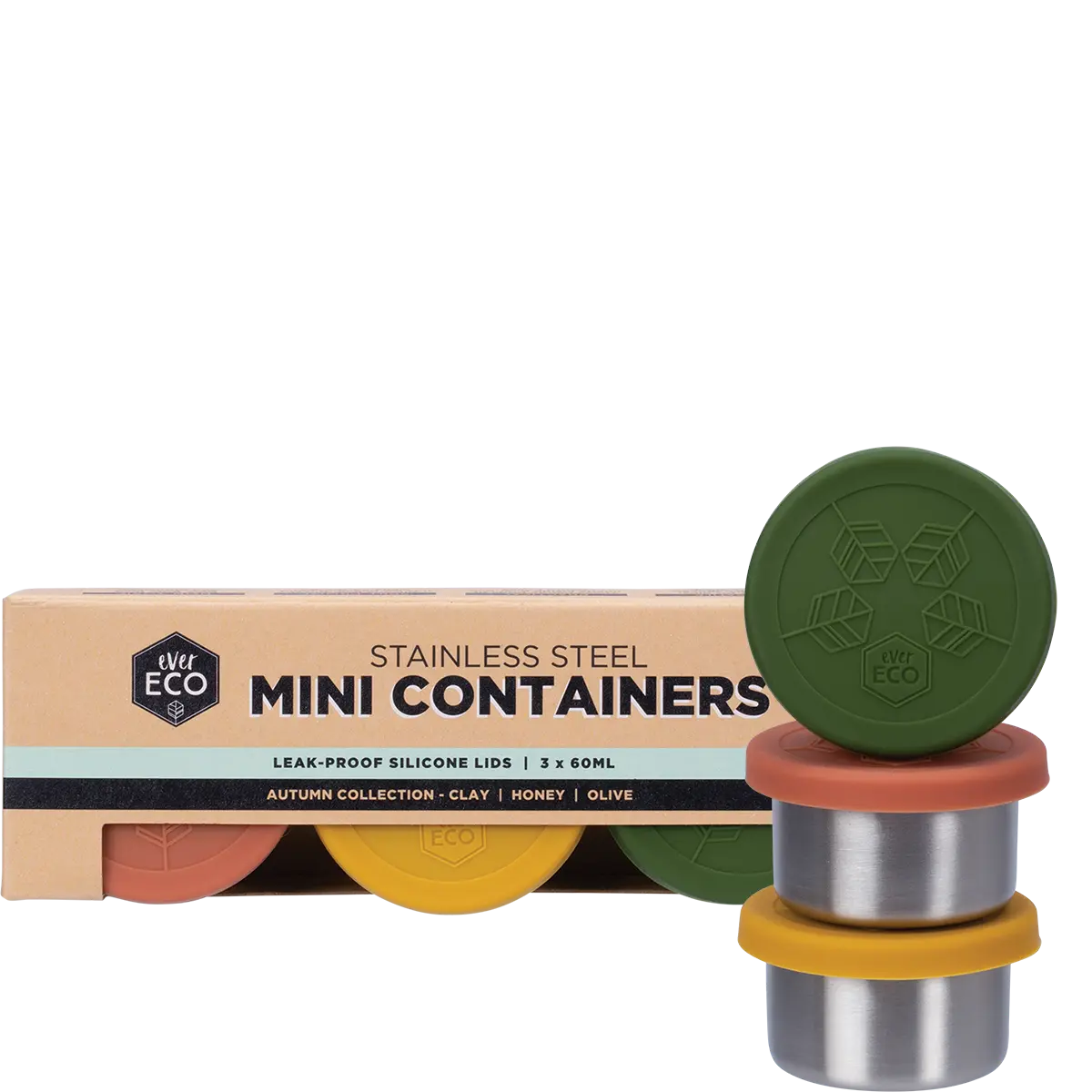 Ever Eco Stainless Steel Containers - Leak Resistant 3 Packs — official UHP product image 3