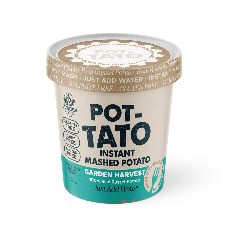 PURELY POTATO Instant Mashed POT-TATO Garden Harvest 63g