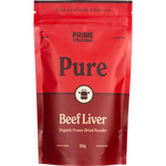Prime Seasoning Organic Pure Freeze Dried Beef Liver Powder 100g — front pack image (UHP)
