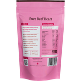 Prime Seasoning Organic Pure Freeze Dried Beef Heart Powder 100g — back pack image (UHP)