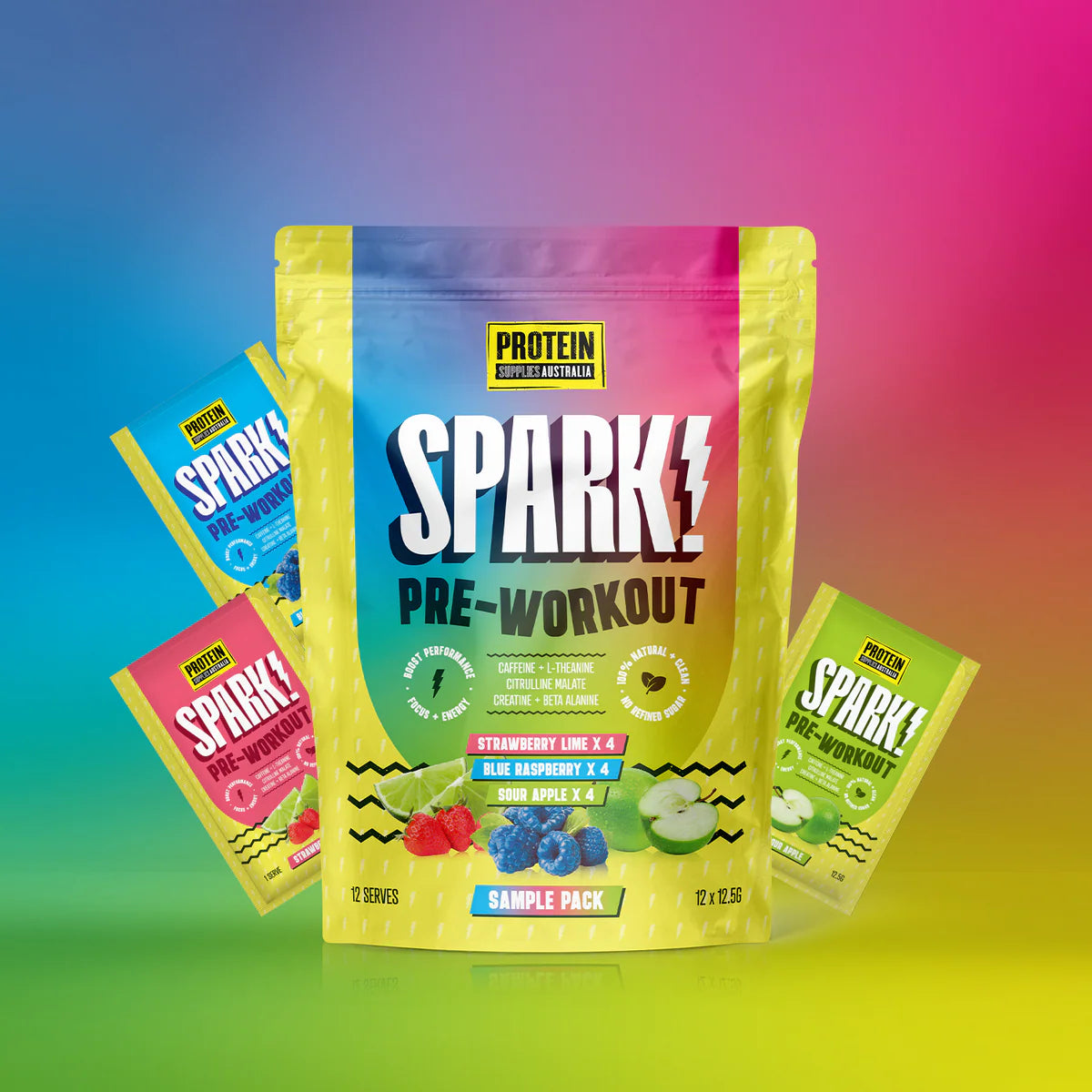Protein Supplies Australia Spark Pre-Workout Sample Pack 12pk Protein Supplies Aust.