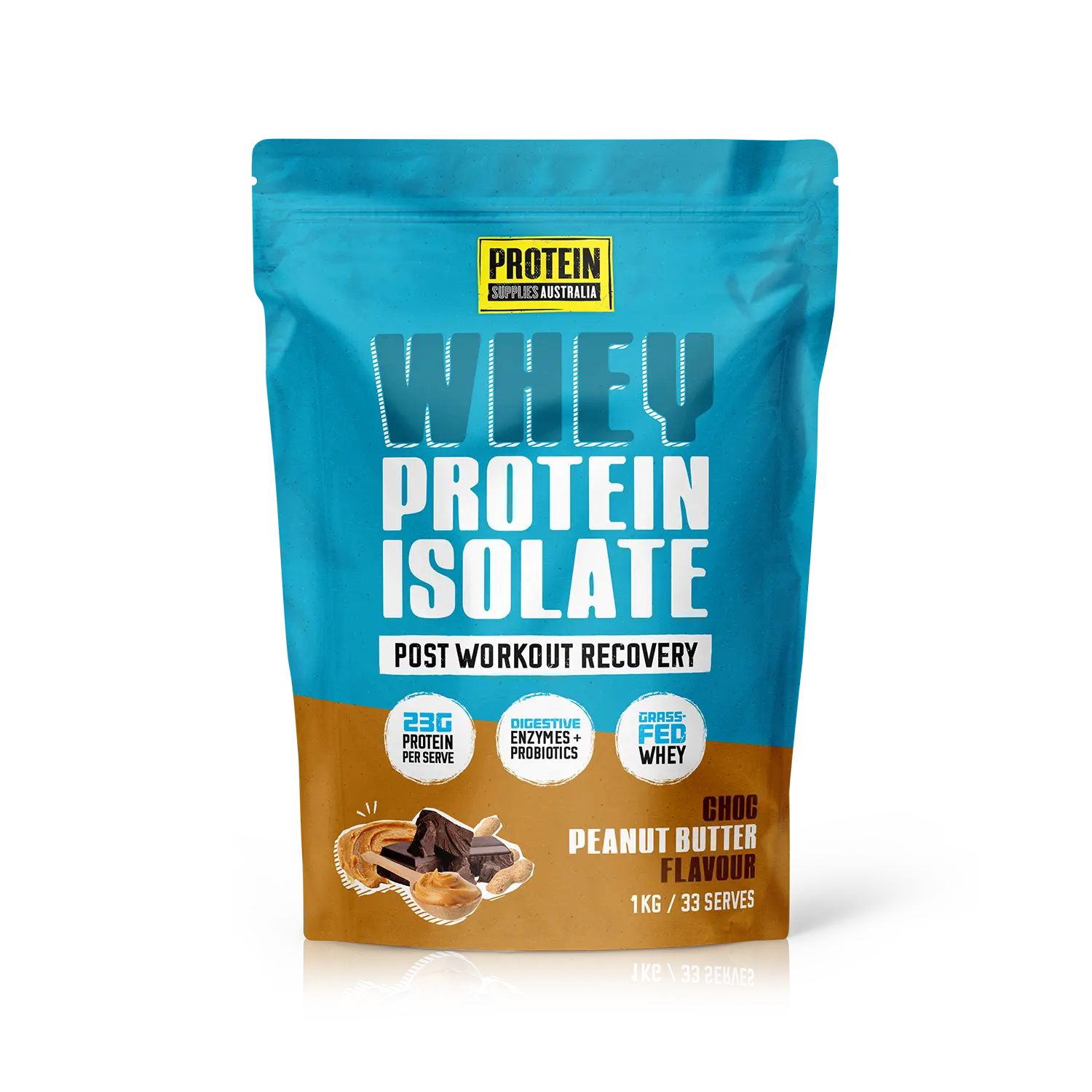 Protein Supplies Australia WPI Whey Protein Isolate Choc Peanut Butter product image 2