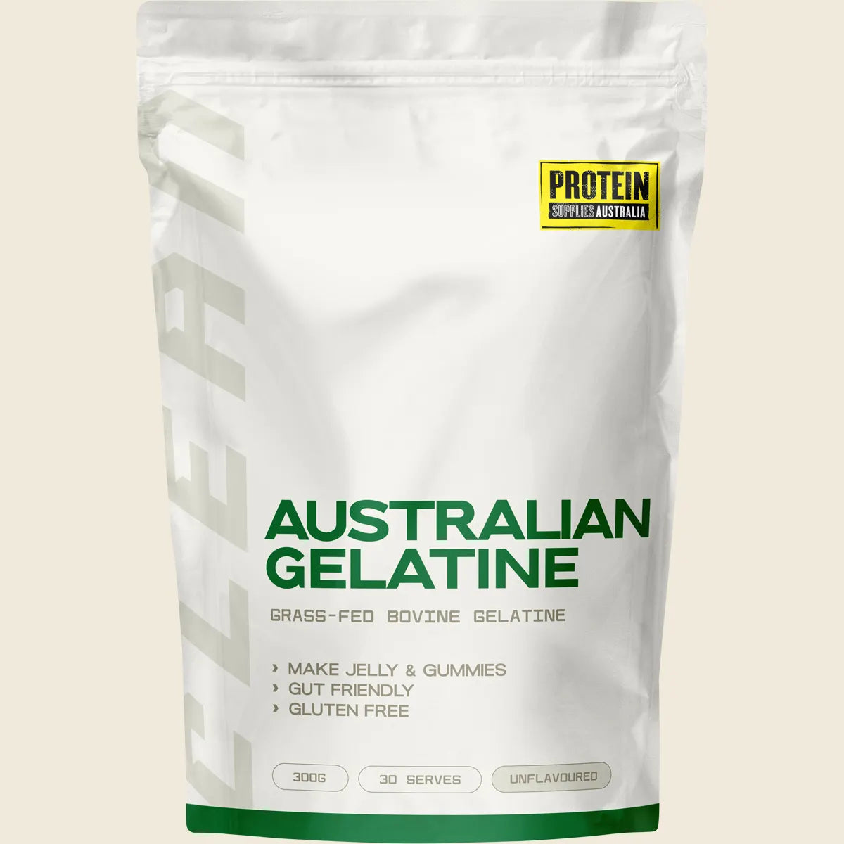 Protein Supplies Australia Australian Gelatine Unflavoured 300g Protein Supplies Aust.