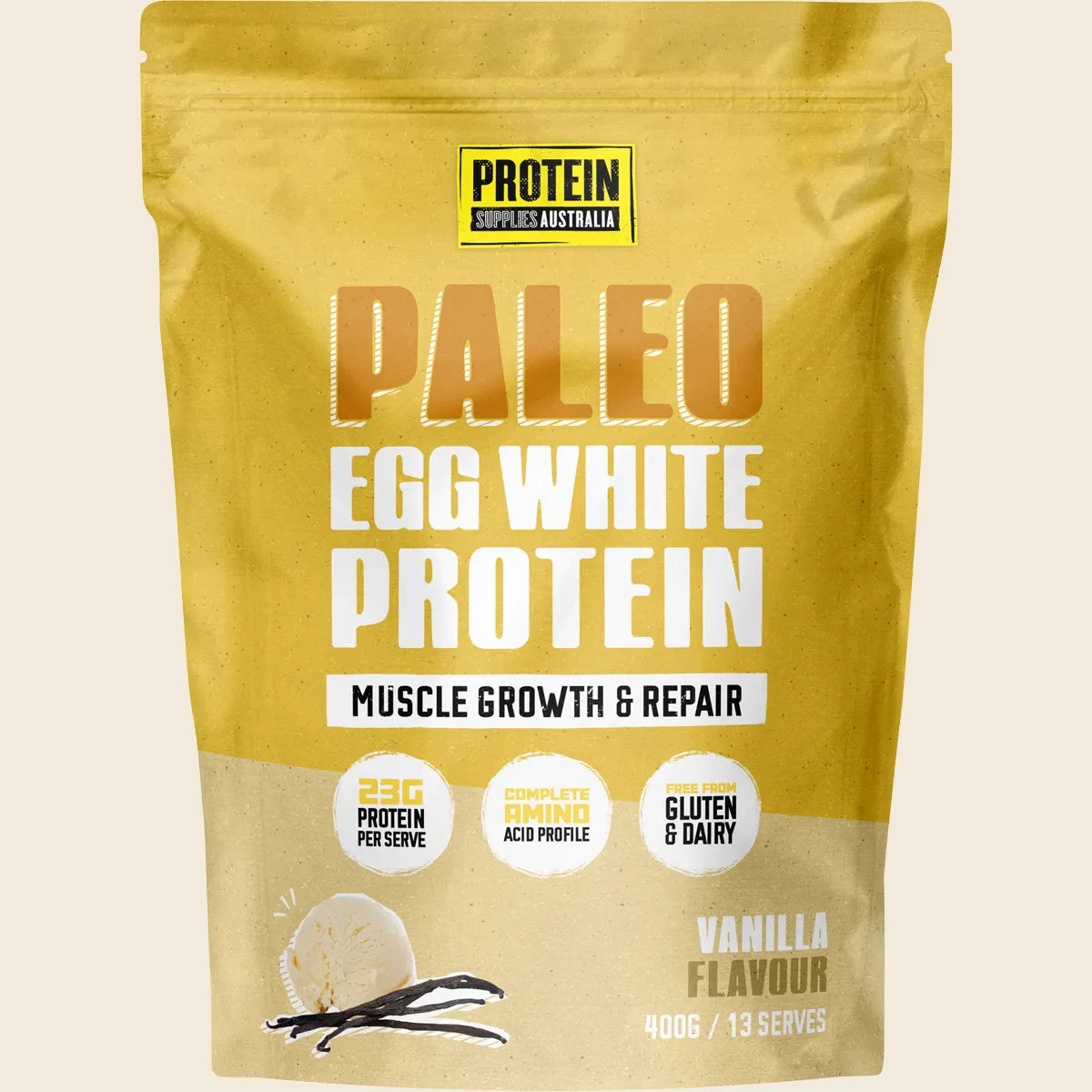 Protein Supplies Aust. Paleo (Egg White Protein) Vanilla Bean