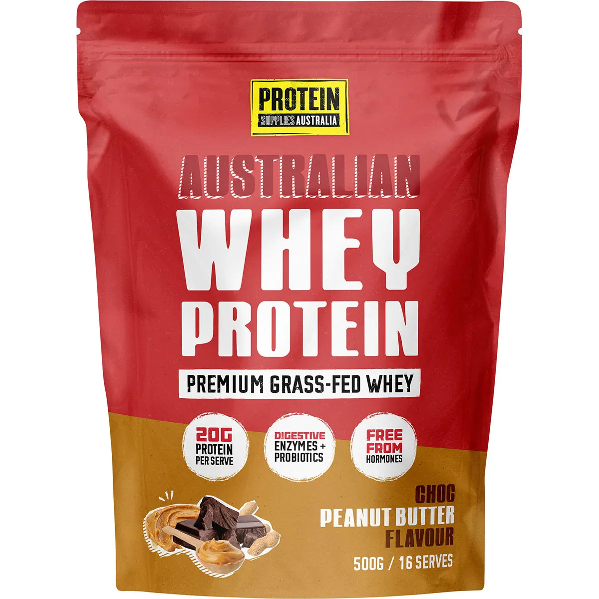 Protein Supplies Australia Australian Whey Protein Choc Peanut Butter