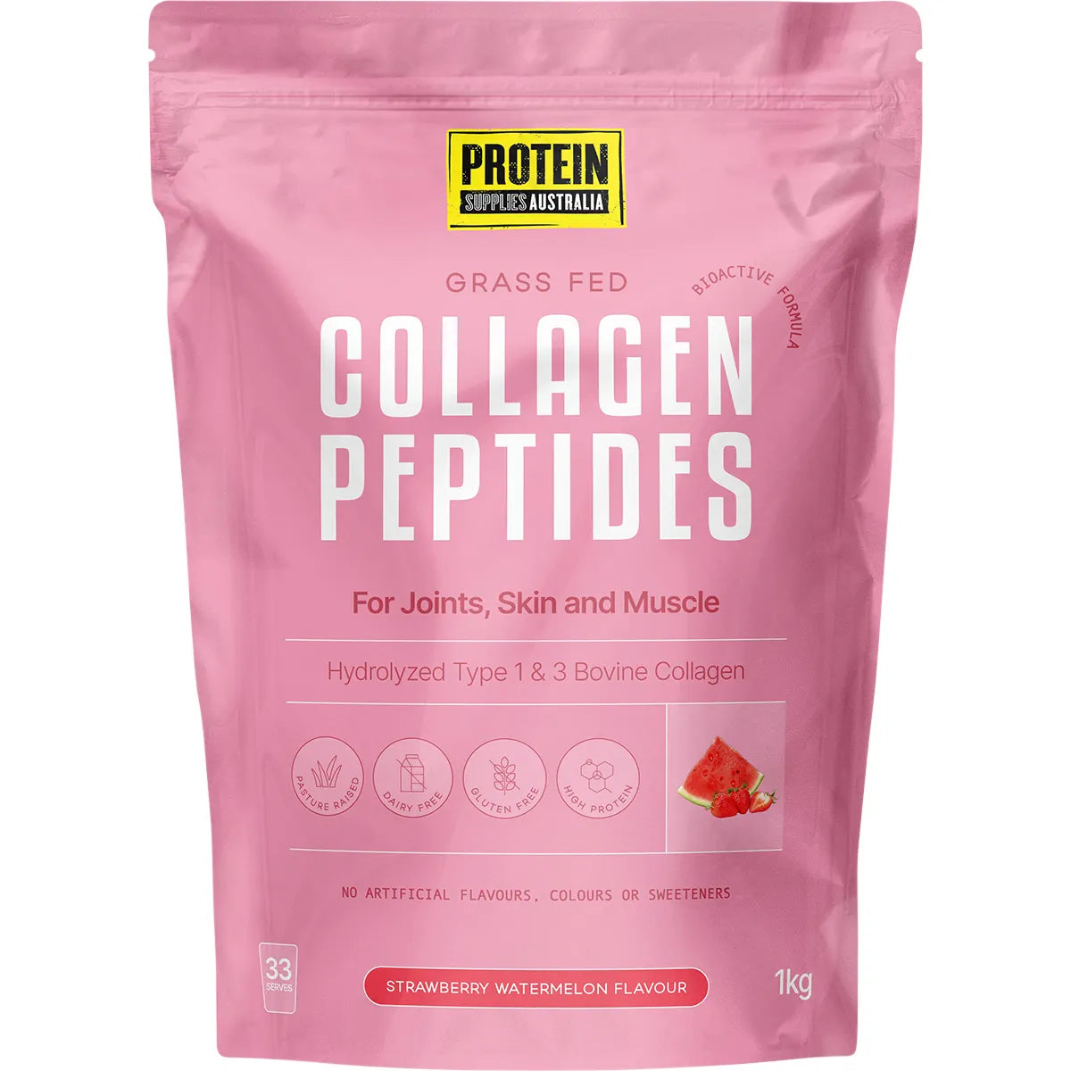 Protein Supplies Australia Collagen Peptides Strawberry Watermelon