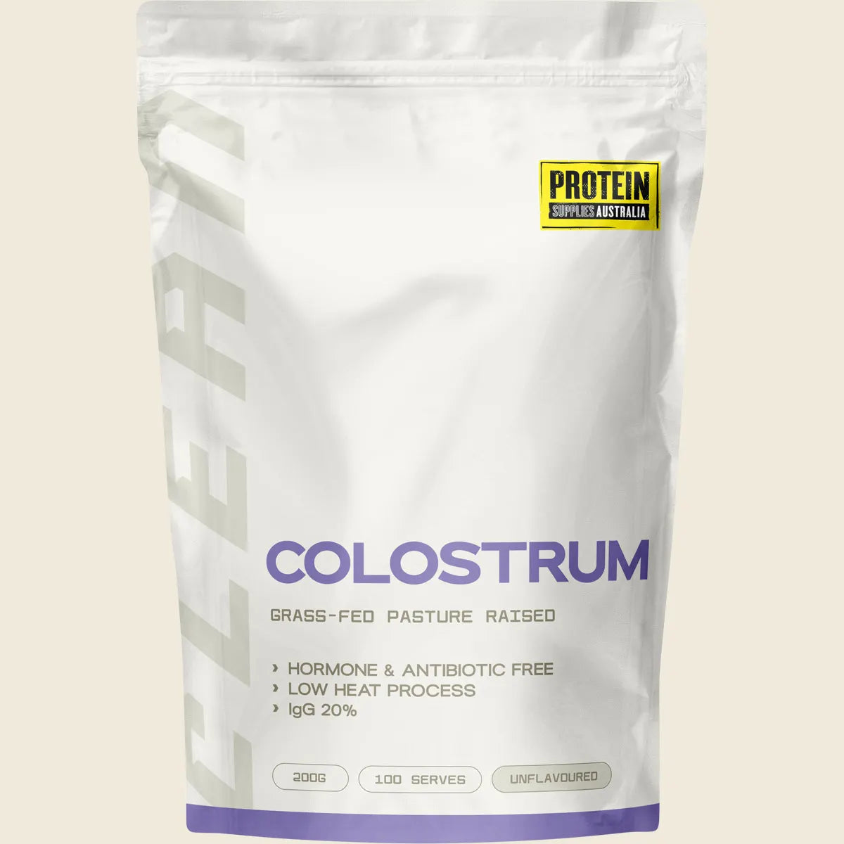 Protein Supplies Aust. Colostrum (Grass Fed) Pure - 20% Immunoglobulin (Igg)