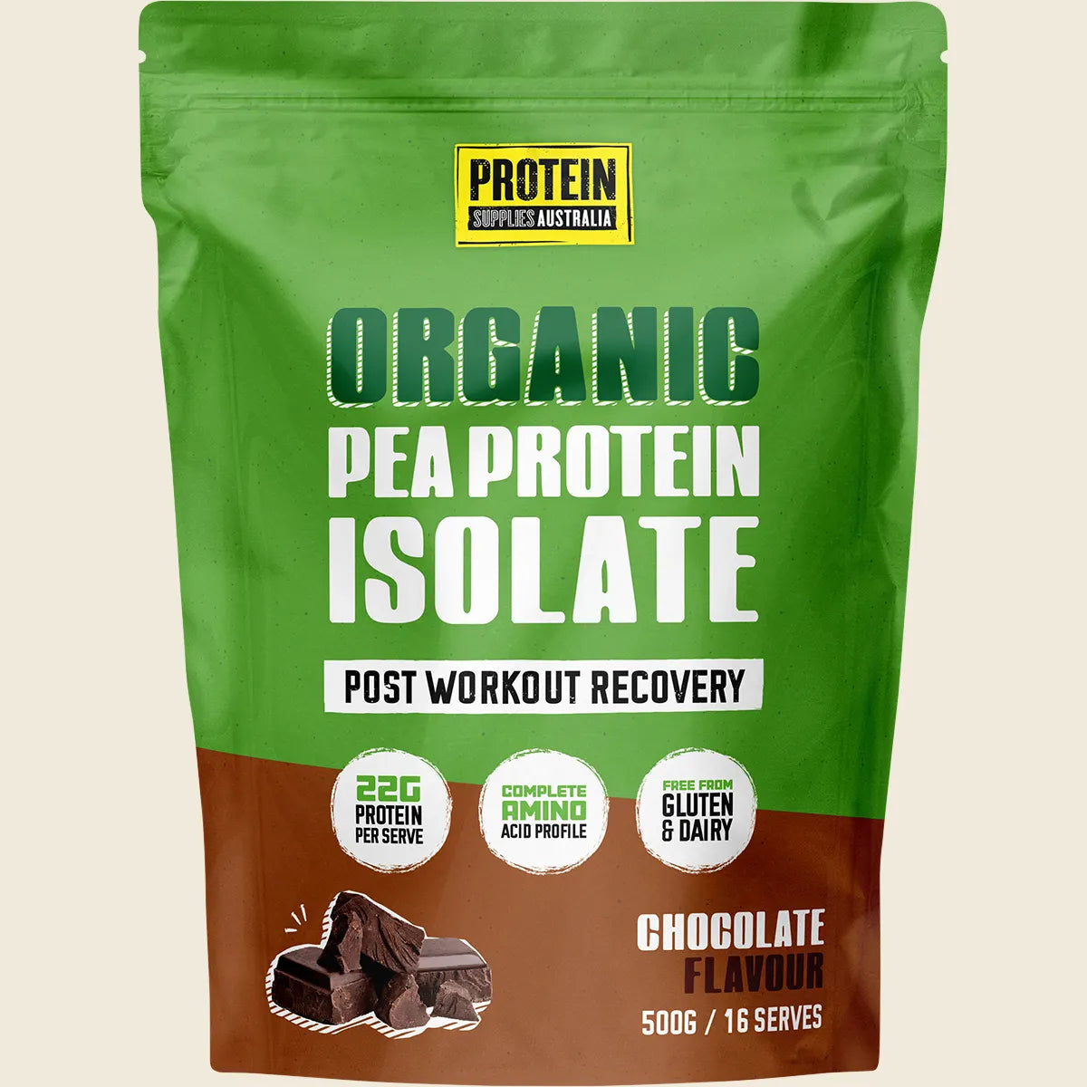 Protein Supplies Australia PeaPro (Raw Pea Protein) Chocolate Protein Supplies Aust.