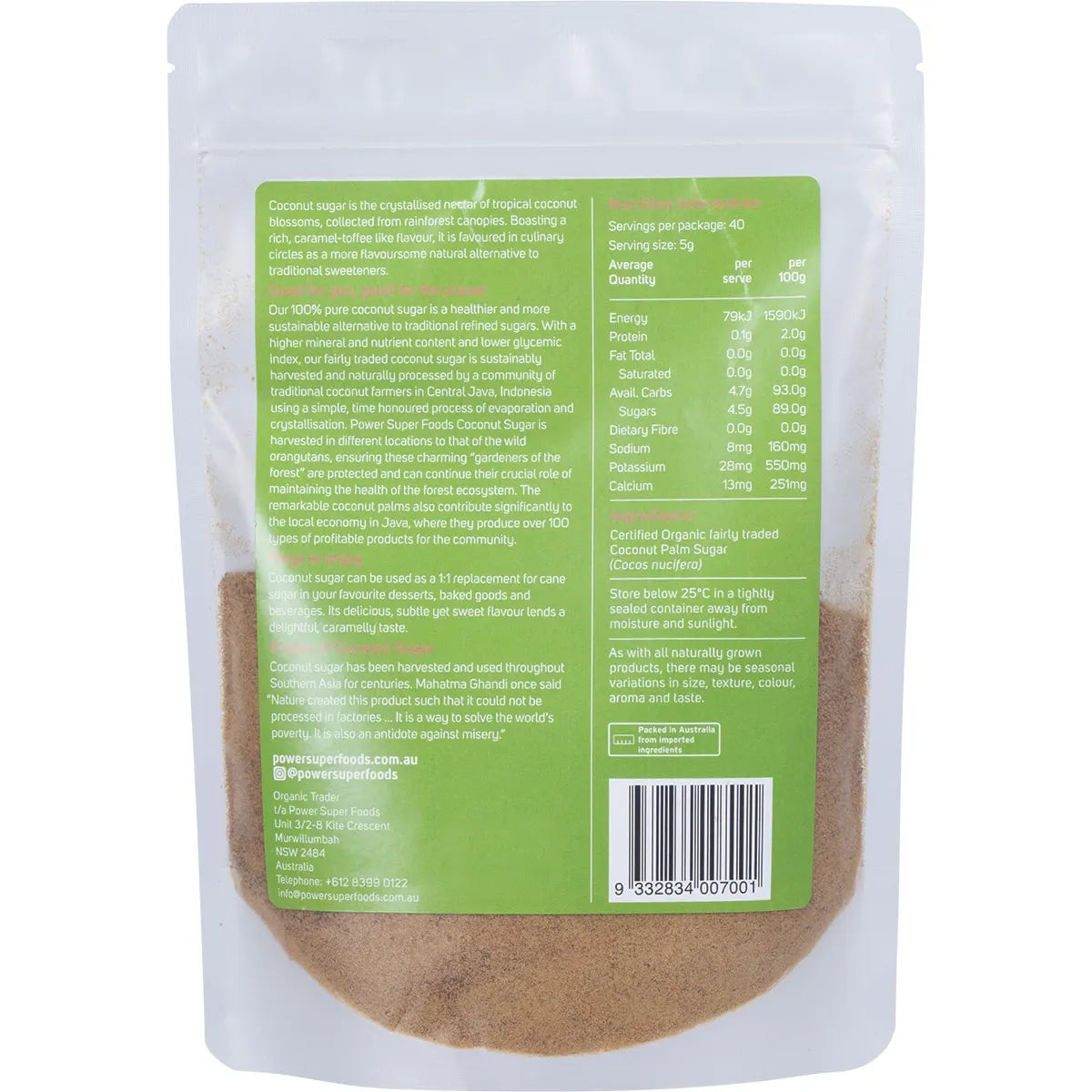 Power Super Foods Coconut Sugar