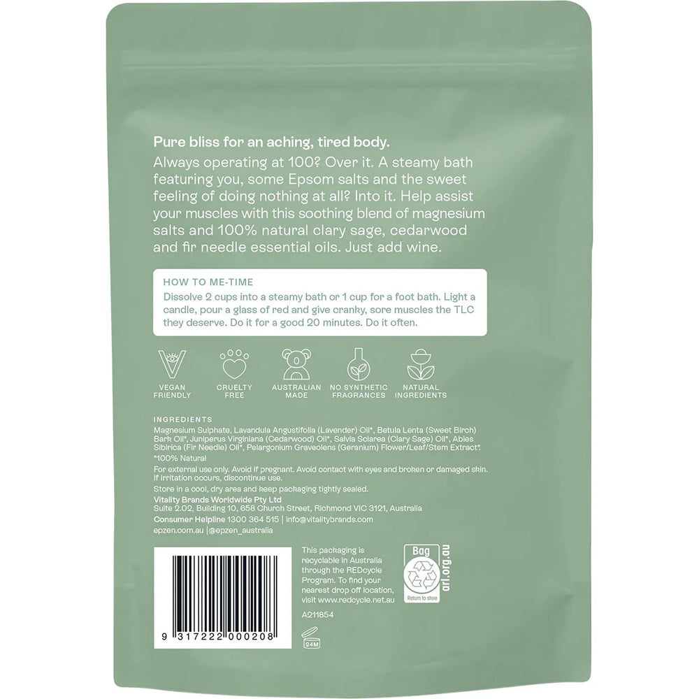 Epzen Magnesium Bath Crystals Soothe 900g