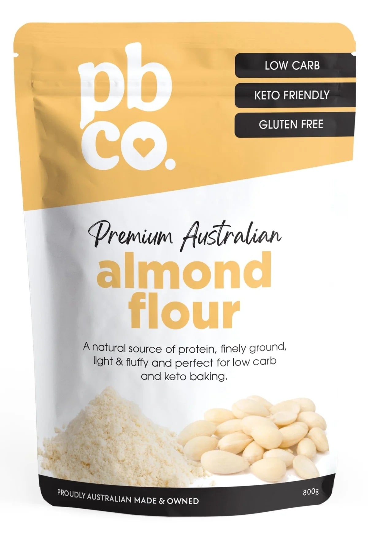 (Sale) PBCO Premium Australian Almond Flour 800g