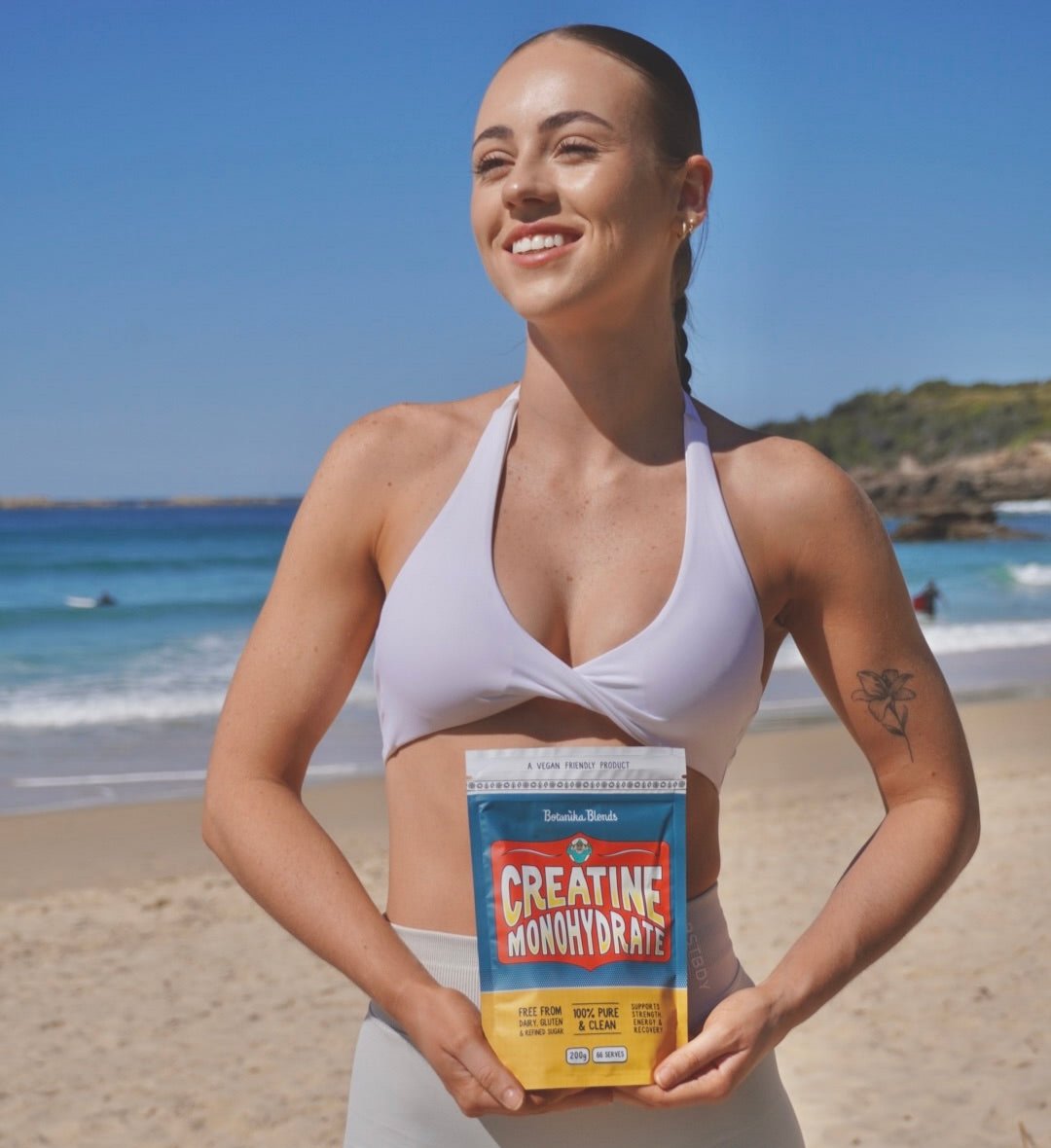 Botanika Blends Creatine Monohydrate 200g — outdoor product lifestyle image