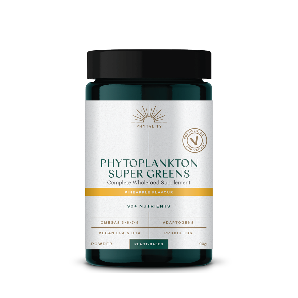 Phytality Phytoplankton Super Greens (Complete Wholefood Supplement) Powder 90g