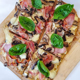 PBCO Protein Pizza Base — prepared pizza lifestyle image