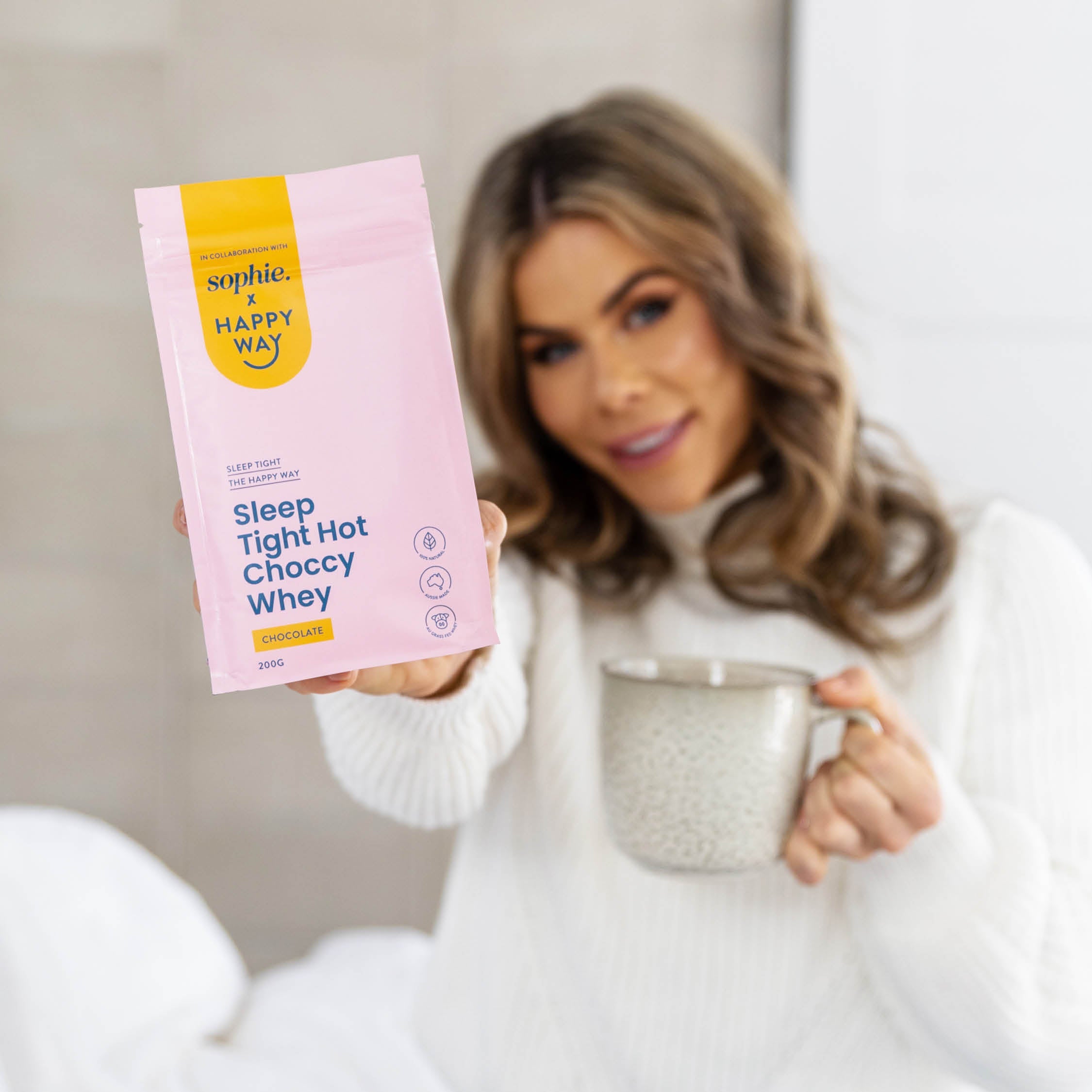 (CLEARANCE) Happy Way Sophie's Sleep Tight Hot Choccy 200g