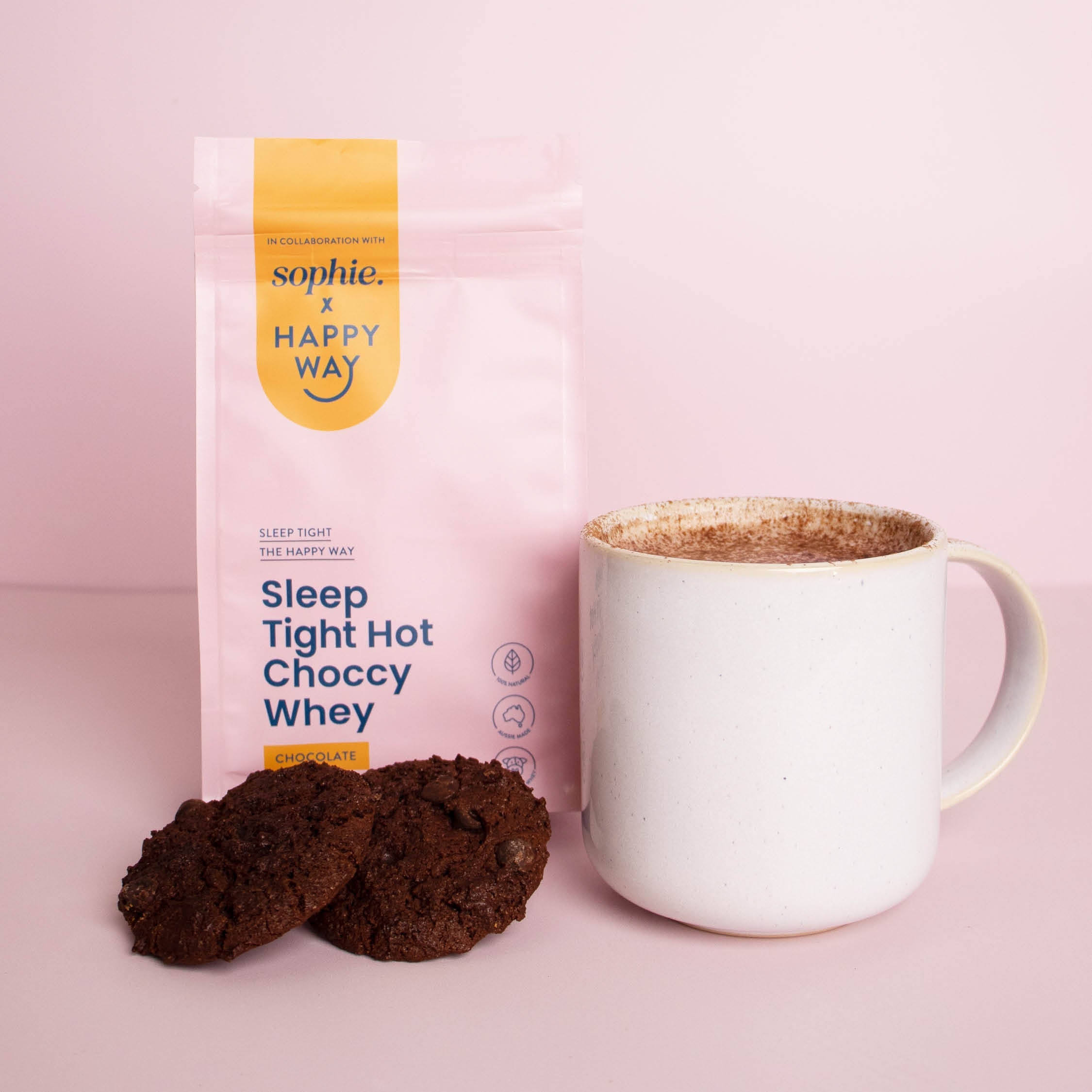 (CLEARANCE) Happy Way Sophie's Sleep Tight Hot Choccy 200g