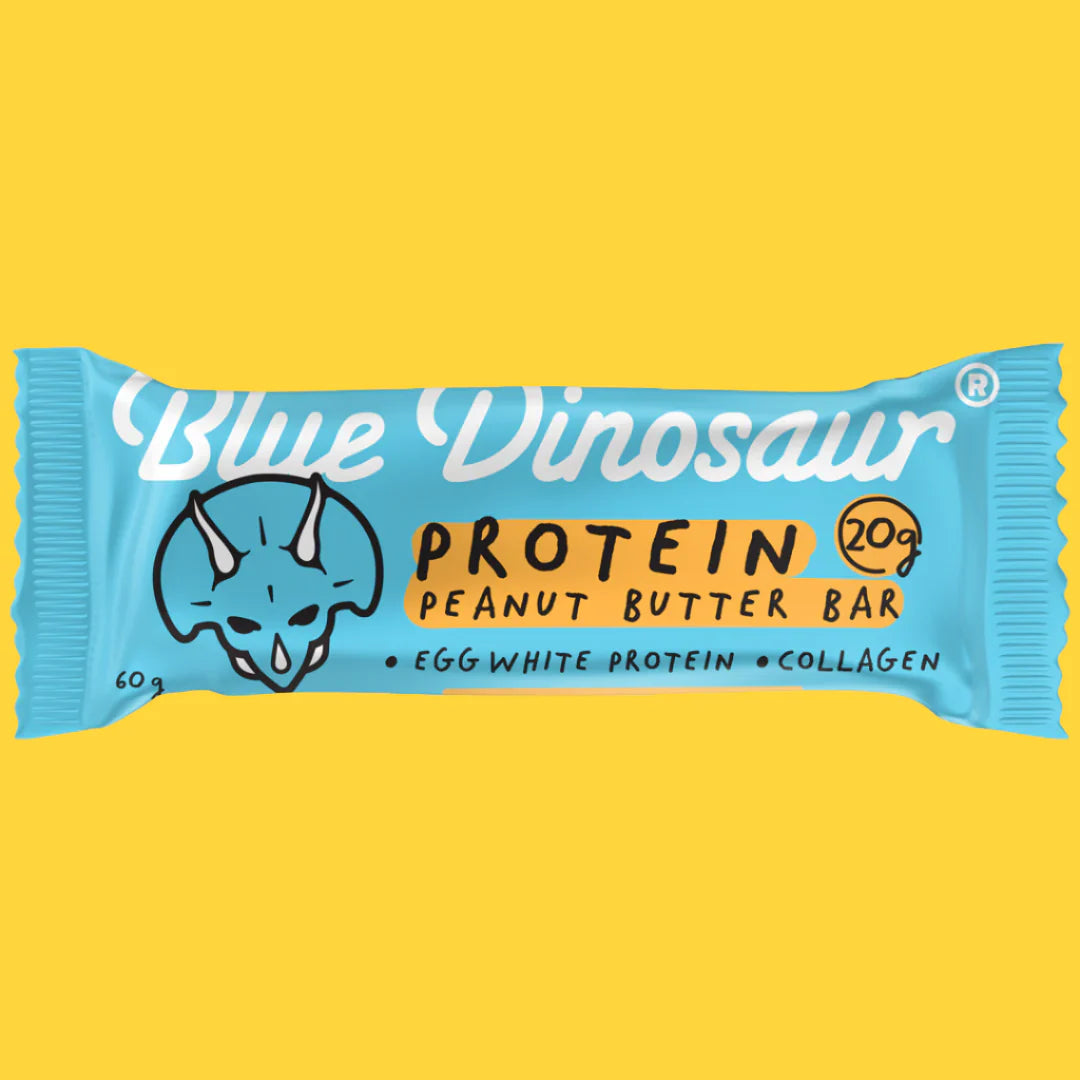 Blue Dinosaur Protein Bar Peanut Butter 12 x 60g