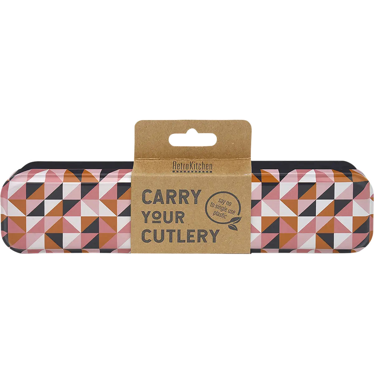 RetroKitchen Carry Your Cutlery - Stainless Steel Cutlery Set — front pack image (UHP)