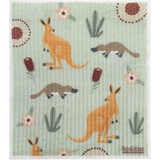 Retrokitchen 100% Compostable Sponge Cloth Kangaroos
