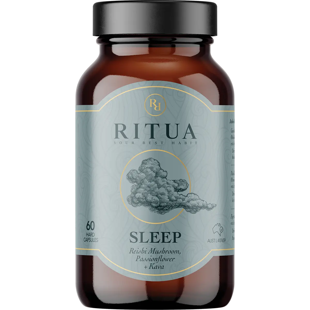 SLEEP by Ritua - Natural Sleep Supplement (60 caps) — front pack image (UHP)
