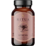 Ritua STRESS Saffron Ashwagandha Lemon Balm Reishi by Ritua (60 caps) — front pack image (UHP)