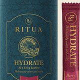 Ritua HYDRATE Berry 30 x 5.5g — authentic UHP retail carton and sachet image