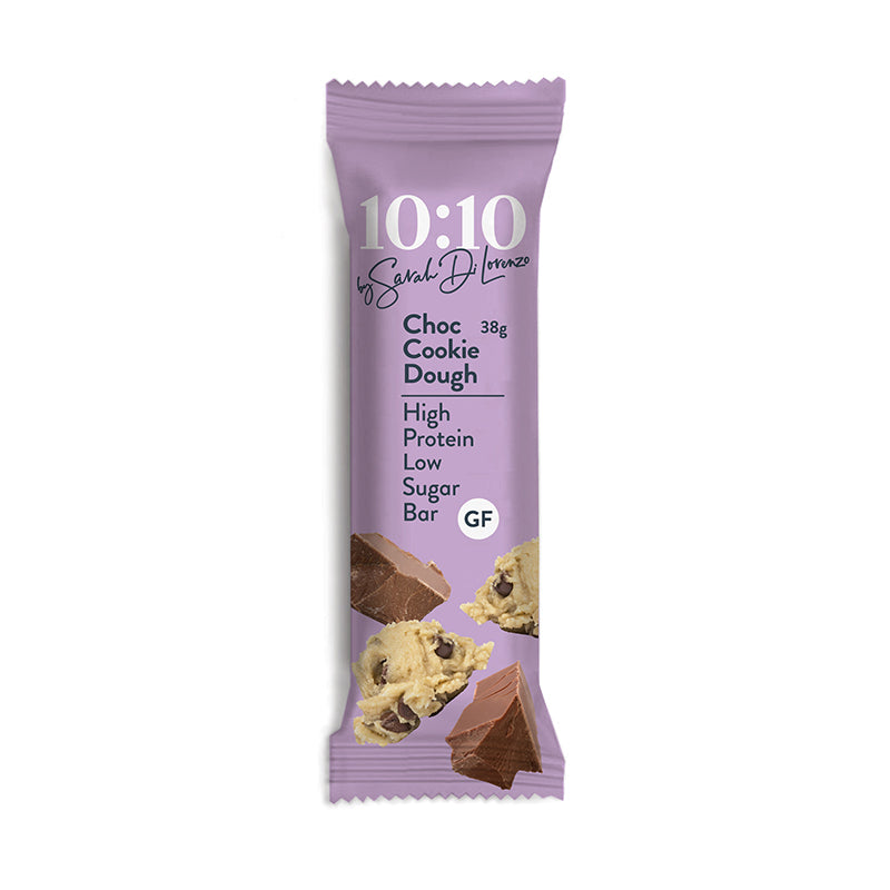10:10 SDL Protein Snack Bar by Sarah Di Lorenzo- Choc Cookie 14 x 38g