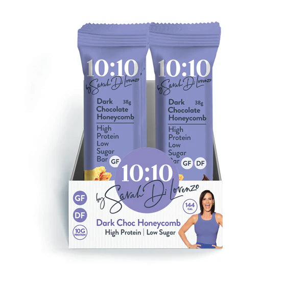 10:10 SDL Protein Snack Bar by Sarah Di Lorenzo- Dark Choc Honeycomb