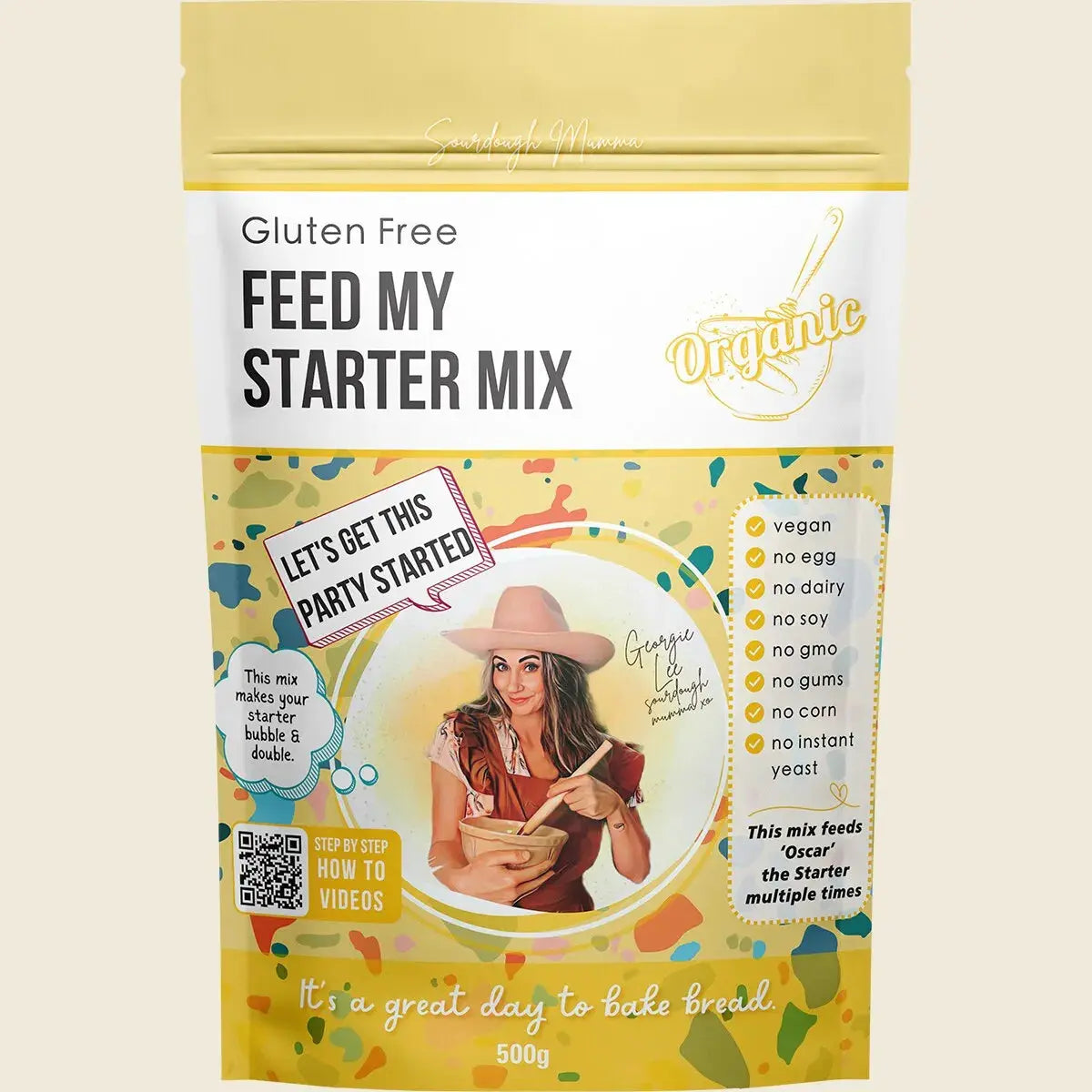 Sourdough Mumma Feed My Starter Kit Gluten Free 500g Sourdough Mumma