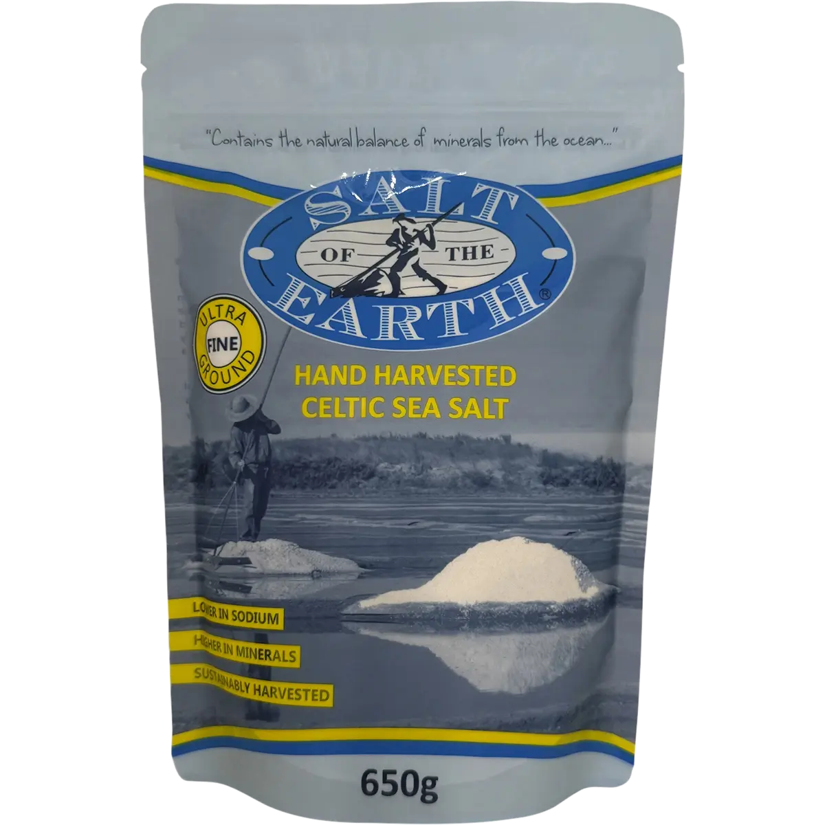 Salt Of The Earth Hand Harvested Celtic Sea Salt 650g — official UHP product image 3