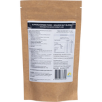 Supercharged Food Golden Gut Powder 100g — back pack image (UHP)