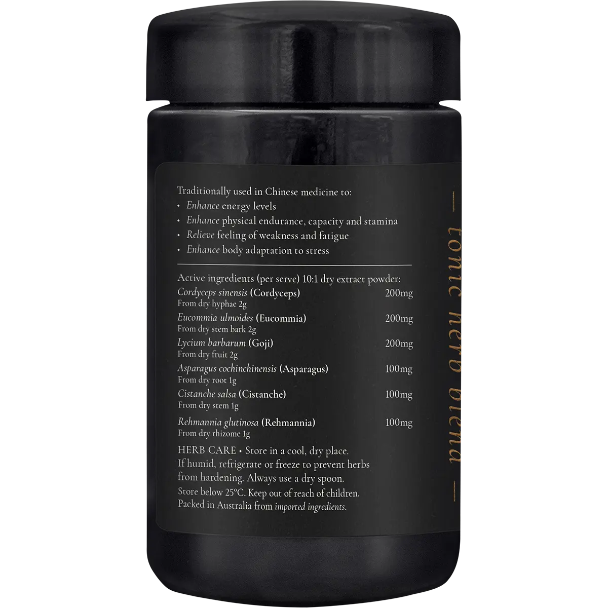 SuperFeast Jing Powder — side pack image (UHP)