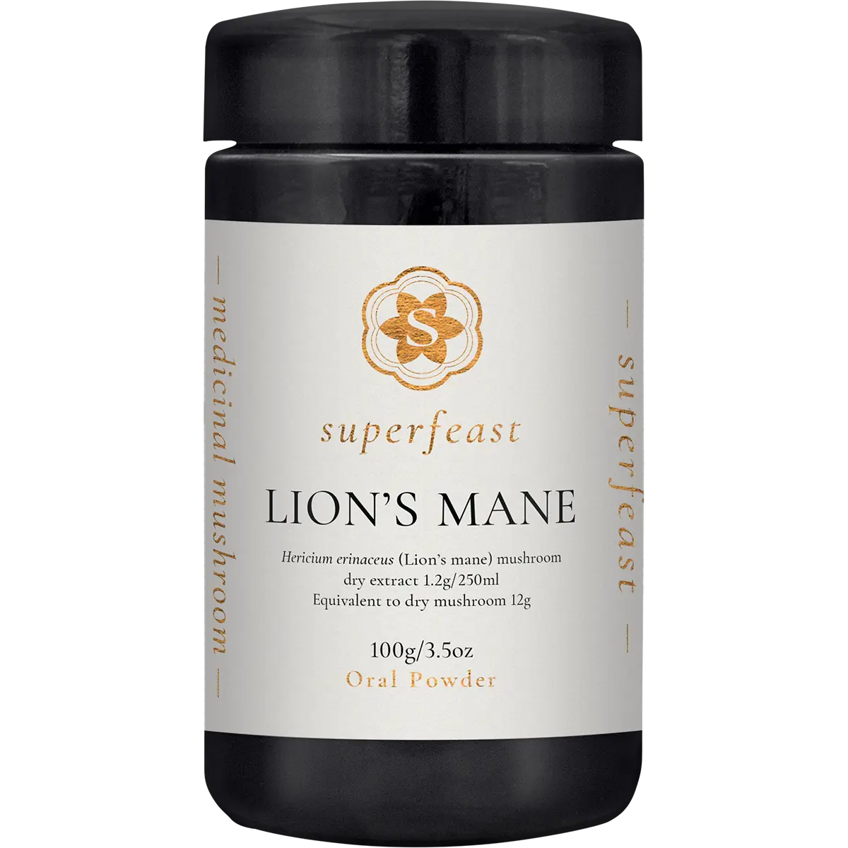 SuperFeast Lion's Mane 100g — front pack image (UHP)