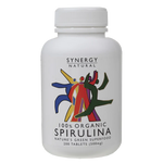 Synergy Natural Organic Spirulina Tablets 500mg — front pack image (UHP)