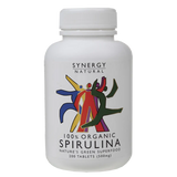 Synergy Natural Organic Spirulina Tablets 500mg — front pack image (UHP)