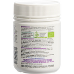 Synergy Natural Organic Spirulina Powder — side pack image (UHP)
