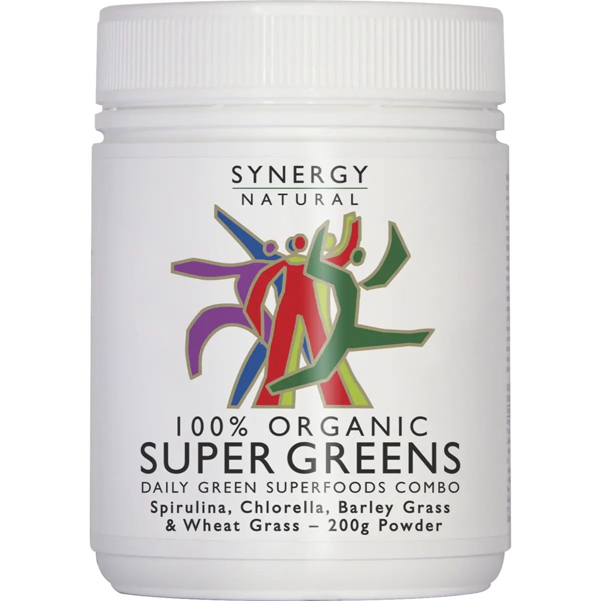 Synergy Natural Organic Super Greens Powder (Spirulina, Chlorella, Barley Grass & Wheat Grass) — official UHP product image 2