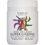 Synergy Natural Organic Super Greens Powder (Spirulina, Chlorella, Barley Grass & Wheat Grass) — official UHP product image 2
