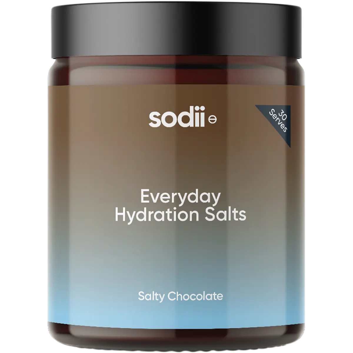Sodii Everyday Hydration Salts Salty Chocolate — front pack image (UHP)