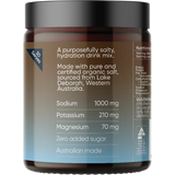 Sodii Everyday Hydration Salts Salty Chocolate 185g — right side of pack