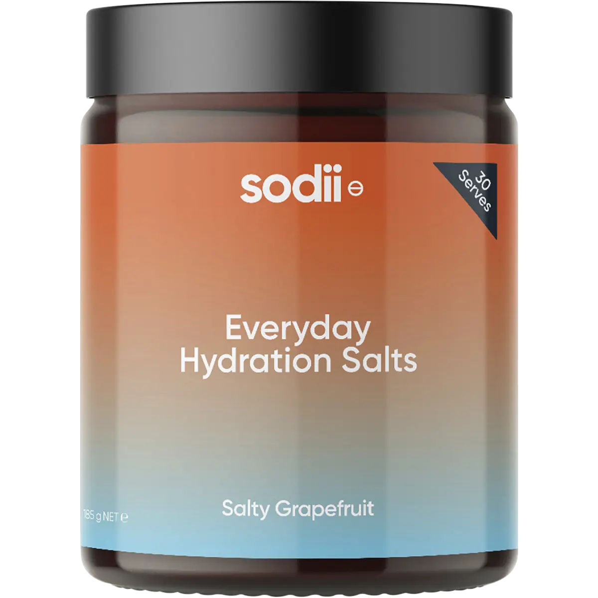 Sodii Everyday Hydration Salts Salty Grapefruit — front pack image (UHP)