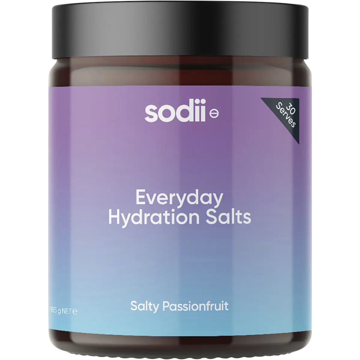 Sodii Everyday Hydration Salts Salty Passionfruit — front pack image (UHP)