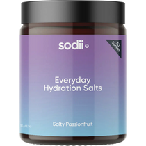 Sodii Everyday Hydration Salts Salty Passionfruit — front pack image (UHP)