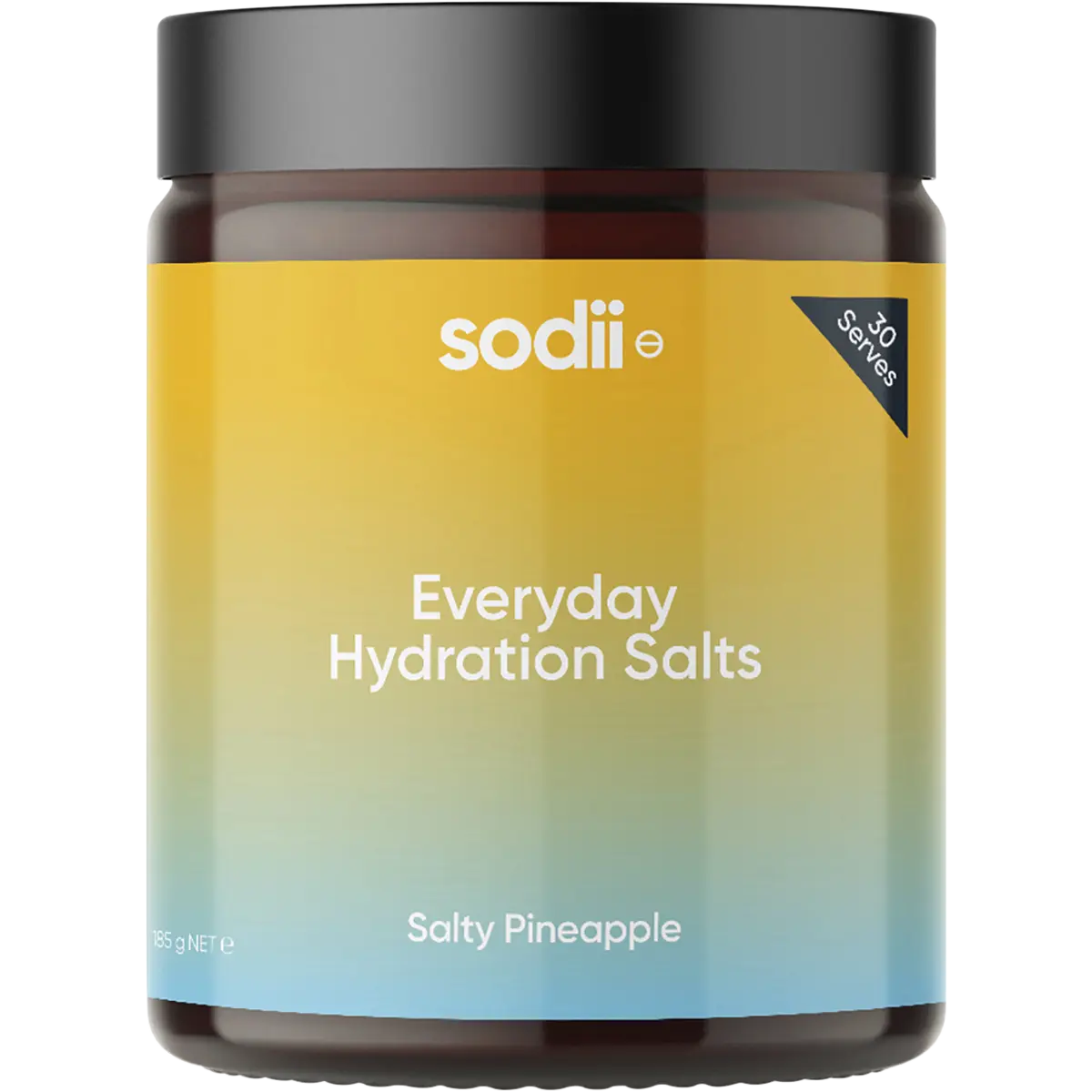 Sodii Everyday Hydration Salts Salty Pineapple — front pack image (UHP)