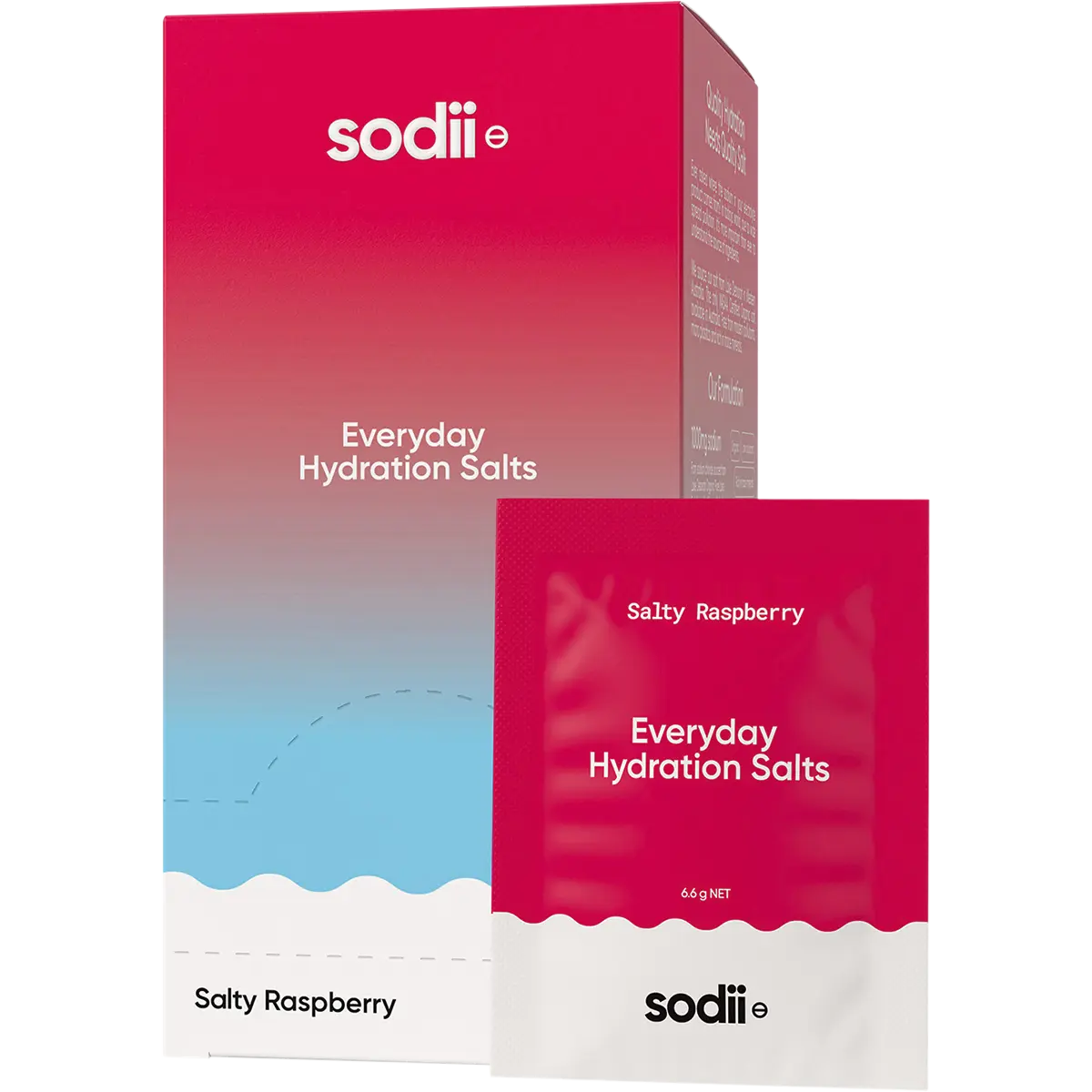 Sodii Everyday Hydration Salts Salty Raspberry — official UHP product image 2