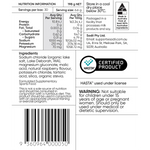 Sodii Everyday Hydration Salts Salty Raspberry — nutrition panel (UHP)
