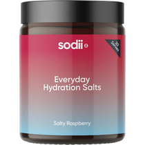 Sodii Everyday Hydration Salts Salty Raspberry — front pack image (UHP)