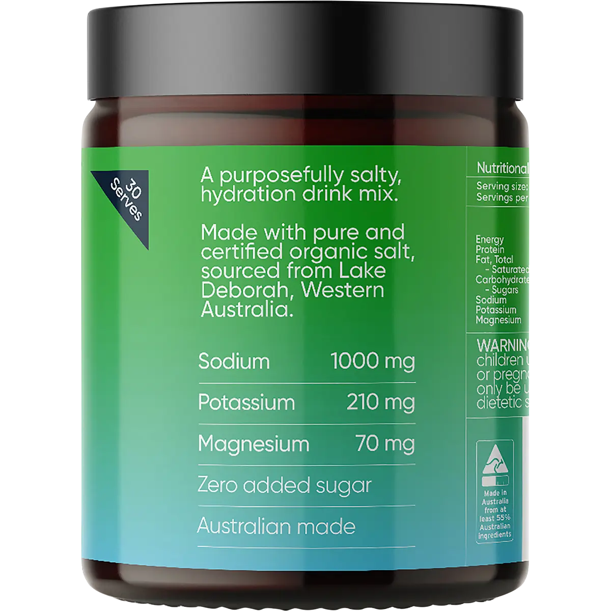Sodii Everyday Hydration Salts Salty Kiwi — side pack image (UHP)