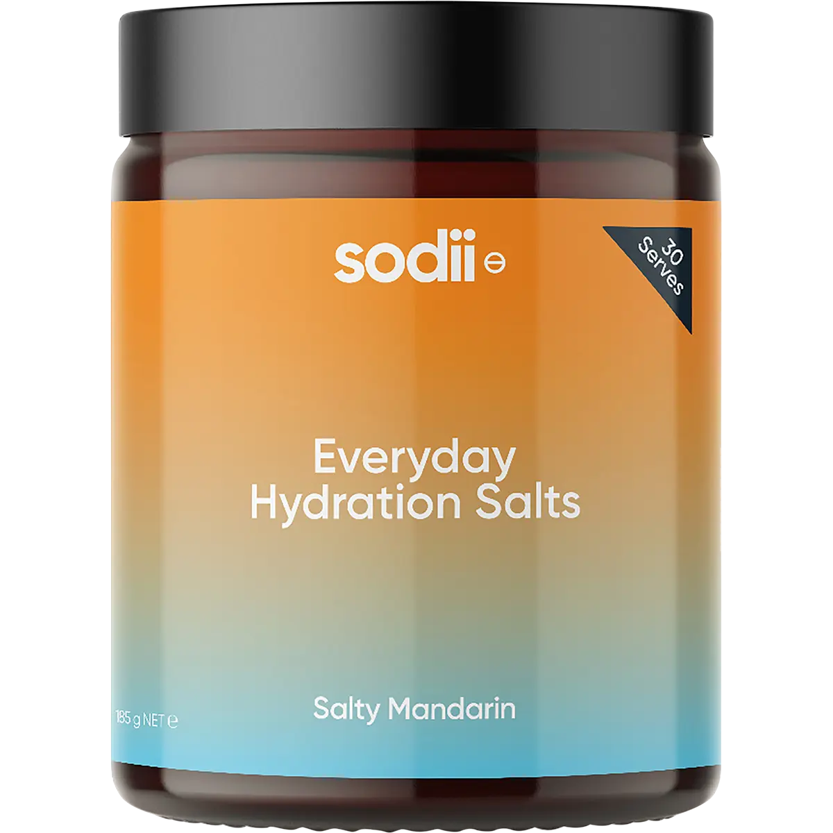 Sodii Everyday Hydration Salts Salty Mandarin — front pack image (UHP)
