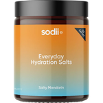 Sodii Everyday Hydration Salts Salty Mandarin — front pack image (UHP)